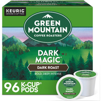 Green Mountain Coffee Roasters Dark Magic Coffee, Keurig Single-Serve K-Cup Pods, Dark Roast, 96 Count (4 Packs Of 24)