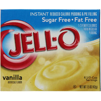 Jell-O Vanilla Sugar Free & Fat Free Instant Pudding & Pie Filling Mix, 24 Ct Pack - 1.5 Oz Boxes, As Seen On Tiktok