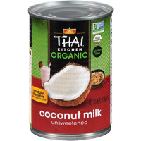 Thai Kitchen Organic Unsweetened Coconut Milk, 13.66 Fl Oz (Pack Of 12)