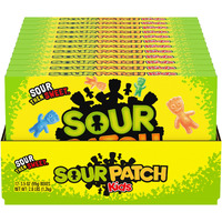 Sour Patch Kids Soft & Chewy Candy, 12 - 3.5 Oz Boxes