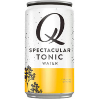 Q Mixers Tonic Water, Premium Cocktail Mixer, 7.5 Oz (12 Cans)