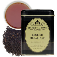 Harney & Sons Loose Leaf Black Tea, English Breakfast, 4 Ounce