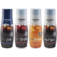 Sodastream Diet Fountain Sparkling Drink Mix Variety Pack, 440Ml, (Pack Of 4)
