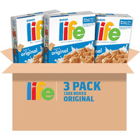 Life Breakfast Cereal, Original, 13Oz Boxes (3 Pack)