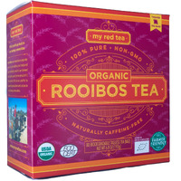 Rooibos Tea, Usda Certified Organic Tea, My Red Tea. Tagless South African, 100% Pure, Single Origin, Natural, Farmer Friendly, Gmo And Caffeine Free (80)