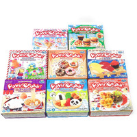 Popin Cookin Diy Candy Kit (8 Pack Varieties) - Tanoshii Bento, Ramen And Waffle, Cakes, Sushi And Donuts, Hamburger, And Kawaii Gummy Land In Fusion Select Gift Box