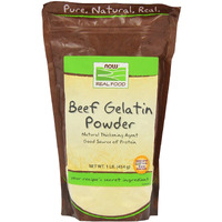 Now Foods Beef Gelatin Natural Powder 1 Lb (Pack Of 2)