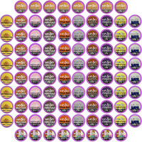 96 Count Flavored Coffee Variety Pack (12 Flavored Blends), Single Serve Coffee Pods For Keurig K Cup Brewers - Infusio Premium Roasted Coffee (Variety, 96 Compatible With 2.0)