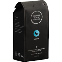 Kicking Horse Coffee, Decaf, Swiss Water Process, Dark Roast, Whole Bean, 10 Oz - Certified Organic, Fairtrade, Kosher Coffee