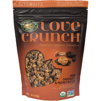 Love Crunch Organic Dark Chocolate And Peanut Butter Granola, Non-Gmo, Fair Trade, By Nature's Path, 11.5 Ounce (Pack Of 6)