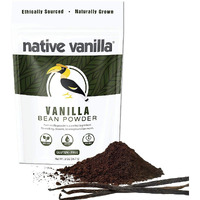 Native Vanilla Powder - Premium Gourmet 100% Pure Ground Vanilla Bean Powder - For Chefs And Homemade Baking, Ice Cream, Coffee (2 Ounce (Pack Of 1))