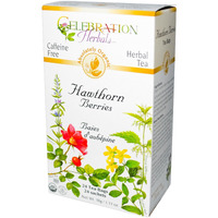Celebration Herbals Teabags Herbal Tea Hawthorne Berries Organic - 24 Herbal Tea Bags