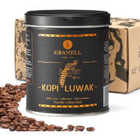 Caf  S Granell Wild Civet Arabica Coffee Beans, Medium Roast Gourmet Indonesian Luwak Coffee Gifts, 100G