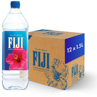 Fiji Natural Artesian Bottled Water 1.5 Liters / 50.7 Fl Ounce (Pack Of 12)