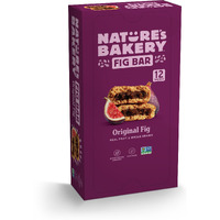 Natures Bakery Whole Wheat Fig Bars, Original Fig, Real Fruit, Vegan, Non-Gmo, Snack Bar, 1 Box With 12 Twin Packs (12 Twin Packs)