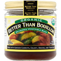 Better Than Bouillon Organic Vegetable Base, Made From Seasoned & Concentrated Vegetables, Organic & Vegan, Makes 9.5 Quarts Of Broth, 8 Oz Jar (Single)