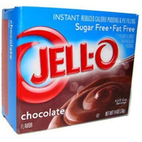 Jell-O Chocolate Flavor Sugar Free Instant Pudding & Pie Filling (4-Pack)