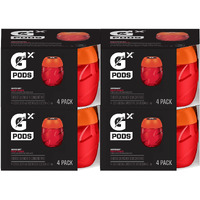 Gatorade Gx Hydration System, Non-Slip Gx Squeeze Bottles Or Gx Sports Drink Concentrate Pods, 4 Count (Pack Of 4)