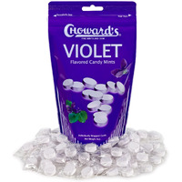Choward's Violet Mints Candy In Resealable Bag - 4 Oz - 64 Individually Wrapped Candy Mints
