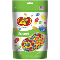 Jelly Belly 5 Sours Flavors Jelly Beans - 9.8 Oz Resealable Stand Up Pouch