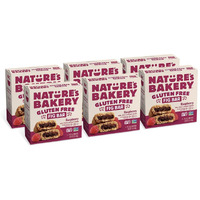 Natures Bakery Gluten Free Fig Bars, Raspberry, Real Fruit, Vegan, Non-Gmo, Snack Bar, 6 Boxes With 6 Twin Packs (36 Twin Packs)