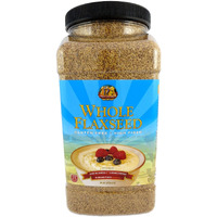 Premium Gold Whole Flax Seed | High Fiber Food | Omega 3 | 96Oz