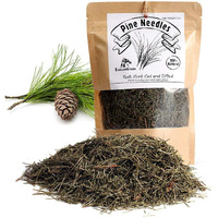 Eidolongreen [China Medicinal Herb] Pine Needles Tea (?????/Ma Wei Song Zhen Cha/100% Natural Pinus Massoniana/??) Dried Bulk Herbs (3 Oz / 88G)
