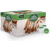 Green Mountain Coffee, Caramel Vanilla Cream (54 K-Cups) Net Wt 17.9 Oz,, ()