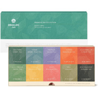 Osulloc Premium Tea Collection (40 Count, 10 Flavors X 4 Ea), Mothers Day Gift Guide, Carefully Curated Tea Sampler - Tea Gift Sets For Tea Lover, Self Care Gift Box, Premium Organic Pure & Blended Tea From Jeju