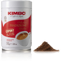 Kimbo Antica Tradizione Ground Coffee - Blended And Roasted In Italy - Medium To Dark Roast With A Delicious Flavor In A Typical Neapolitan Roasting - 8.8 Oz Can