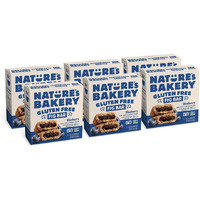 Natures Bakery Gluten Free Fig Bars, Blueberry, Real Fruit, Vegan, Non-Gmo, Snack Bar, 6 Boxes With 6 Twin Packs (36 Twin Packs)