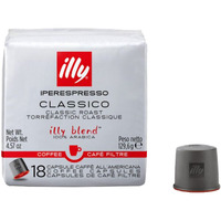 Illy Coffee Iperespresso Capsules - Single-Serve Coffee Capsules & Pods - Single Origin Coffee Pods - Classico Medium Roast With Notes Of Caramel - For Iperespresso Capsule Machines - 18 Count