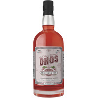 Dhos Bittersweet - Handcrafted Non-Alcoholic Aperitif With Flavors Of Rhubarb, Fruit & Bitter Herbs - Non-Alcoholic Spirit To Mix Delicious Mocktails - Keto-Friendly, Zero Sugar, Zero Proof - 750 Ml