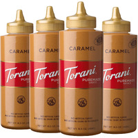 Torani Puremade Sauce, Caramel, 16.5 Ounces(Pack Of 4)