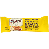 Bob's Red Mill Peanut Butter Banana & Oats Snack Bar - 1.76 Ounce (Pack Of 12) - Gluten Free, Non-Gmo, Whole Grain