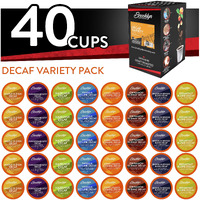 Brooklyn Beans Coffee For Keurig Coffee Pods Compatible With 2.0 K-Cup Brewers, Assorted Decaf Variety Pack, 40 Count (Pack Of 1), Bb Dv40