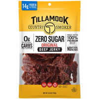 Tillamook Country Smoker Keto Friendly Zero Sugar Beef Jerky, Original, 6.5 Ounce
