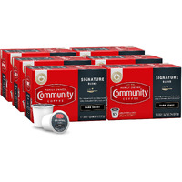 Community Coffee Signature Blend 72 Count Coffee Pods, Dark Roast, Compatible With Keurig 2.0 K-Cup Brewers, 12 Count (Pack Of 6)