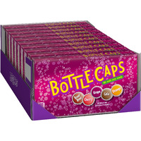 Wonka Bottle Caps, Fizzy Hard Candy, 5 Ounce Theater Candy Boxes (Pack Of 10)