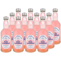 Fentimans Rose Lemonade - Botanically Brewed Lemonade, Sparkling Pink Lemonade, Craft Soda, Mixer, Natural Ingredients - 9.3 Fl Oz (Pack Of 12)