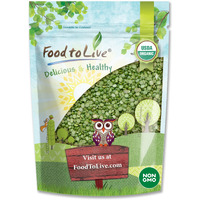 Food To Live Organic Green Split Peas, 3 Pounds Non-Gmo, Dried, Vegan, Kosher, Bulk. Easy To Cook. Great Source Of Protein, Fiber, Essential Minerals For Pea Soup, Stews, Salads. Product Of Canada.