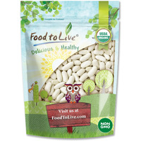 Food To Live Organic Cannellini Beans, 1 Pound - Non-Gmo, Dried White Kidney Beans, Sproutable, Vegan, Kosher, Bulk. Pre-Soak Needed. Rich In Fiber, Protein. Great For Minestrone Soup, Bean Salad.