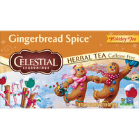 Celestial Seasonings Herbal Tea, Gingerbread Spice, 18 Tea Bags (Pack Of 6)