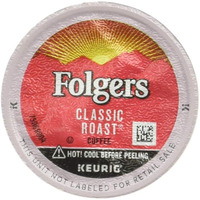 Folger's Medium Classic Roast Coffee 100 K Cup Pods/ 0.28 Ounce Net Wt 28.2 Ounce, Rich + Smooth, 28.2 Ounce