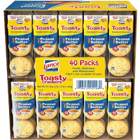 Lance Fresh Toasty Crackers With Rich Peanut Butter Sandwich Crackers (40 Packs)