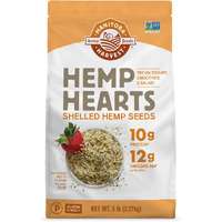 Hemp Seeds, 5 Lb; 10G Plant Based Protein And 12G Omega 3 & 6 Per Serving | Perfect For Smoothies, Yogurt & Salad | Non-Gmo, Vegan, Keto, Paleo, Gluten Free | Manitoba Harvest