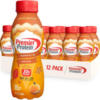 Premier Protein Shake Limited Edition 30G 1G Sugar 24 Vitamins Minerals Nutrients To Support Immune Health, Pumpkin Spice, 11.5 Fl Oz (Pack Of 12)