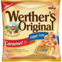 Werther's Original Hard Sugar Free Caramel Candy, 2.75 Oz Bags (Pack Of 12)
