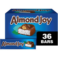 Almond Joy Coconut And Almond Chocolate Candy Bars, 1.61 Oz (36 Count)