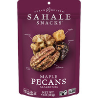 Sahale Snacks Maple Pecans Glazed Mix, 4 Oz Pouches (6 Packs) Dry-Roasted, Deluxe Mixed Nuts With Cherries, Apples, Maple, And Cinnamon - Non-Gmo, Kosher, And Certified Gluten-Free Snacks
